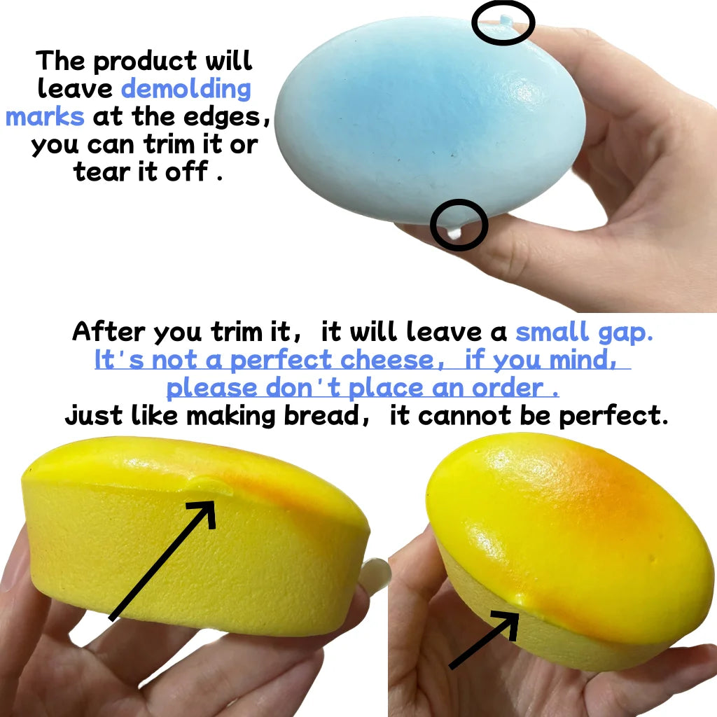 Cheesecake Squishy Fidget Toy