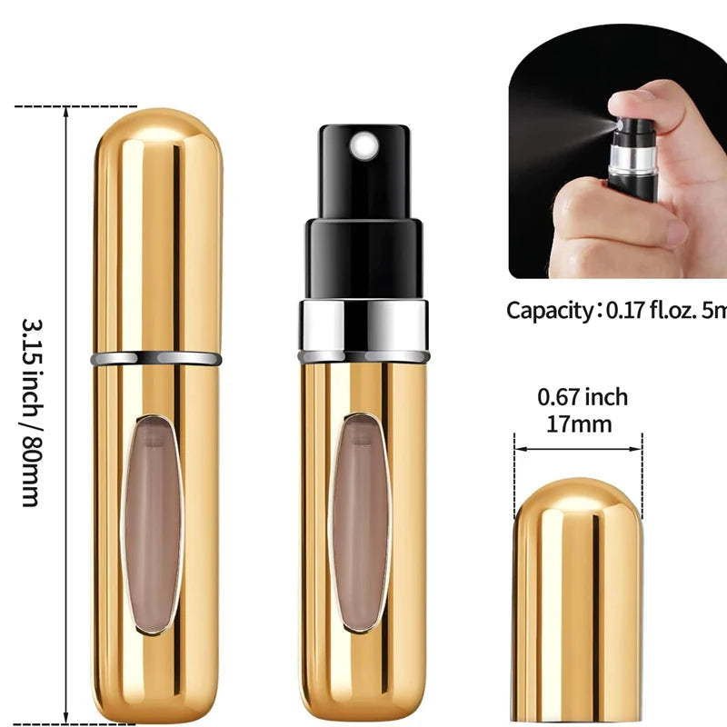 5ml Refillable Travel Perfume Atomizer
