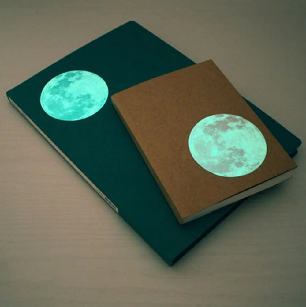 Glow-in-the-Dark Moon & Earth Wall Stickers