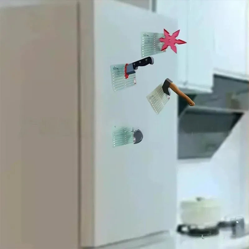Mini Knife & Axe Fridge Magnets