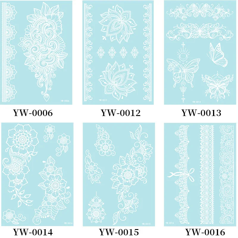 Glow-in-the-Dark Temporary Tattoo Sets