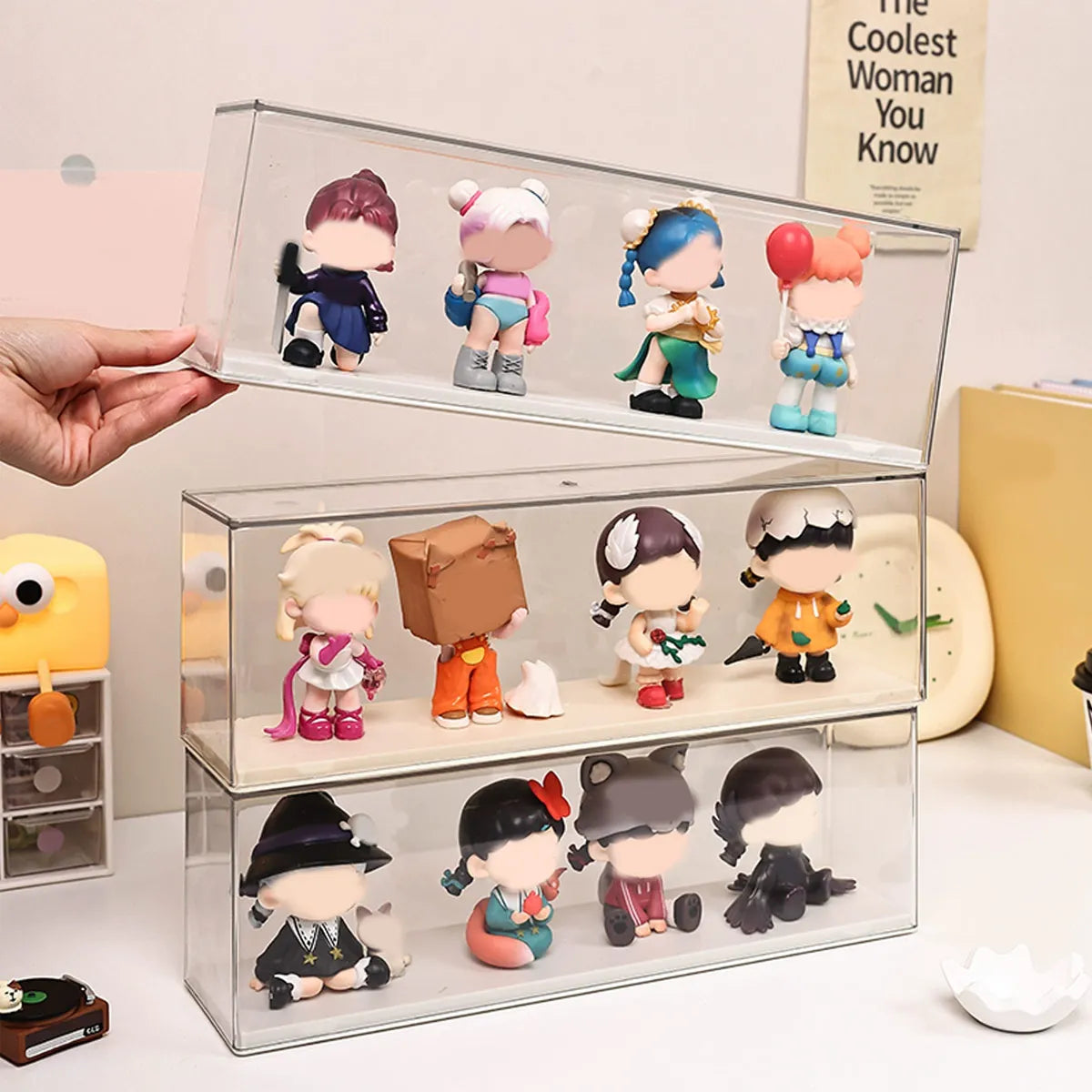 Stackable Clear Collectible Display Case