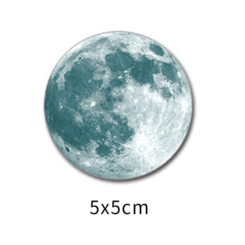 Glow-in-the-Dark Moon & Earth Wall Stickers