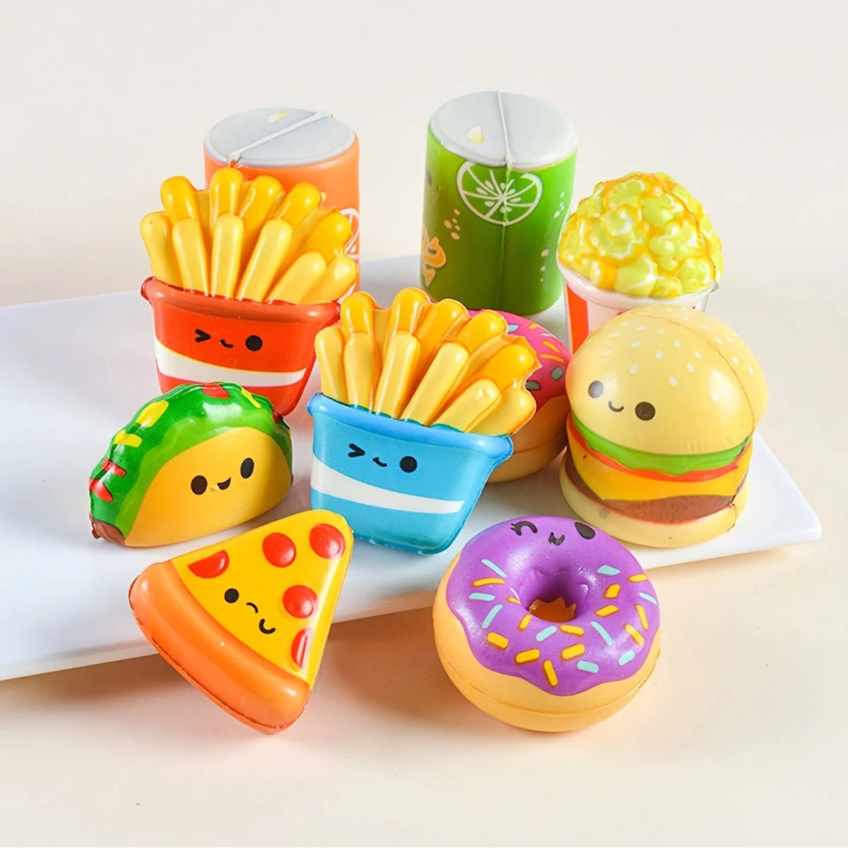 12-Piece Mini Food Squishy Pack