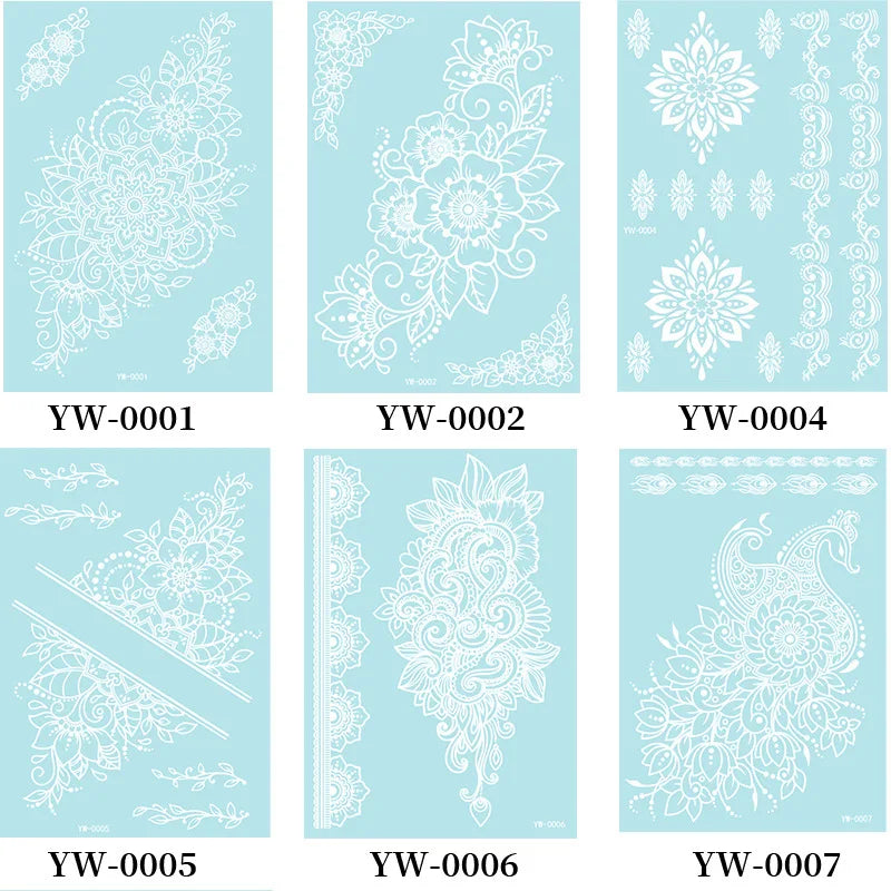 Glow-in-the-Dark Temporary Tattoo Sets