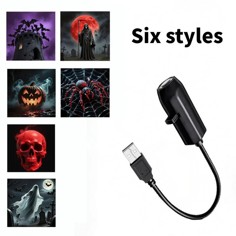 Halloween & Christmas USB Pattern Projector Light