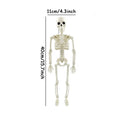 Posable plastic skeleton Halloween decor