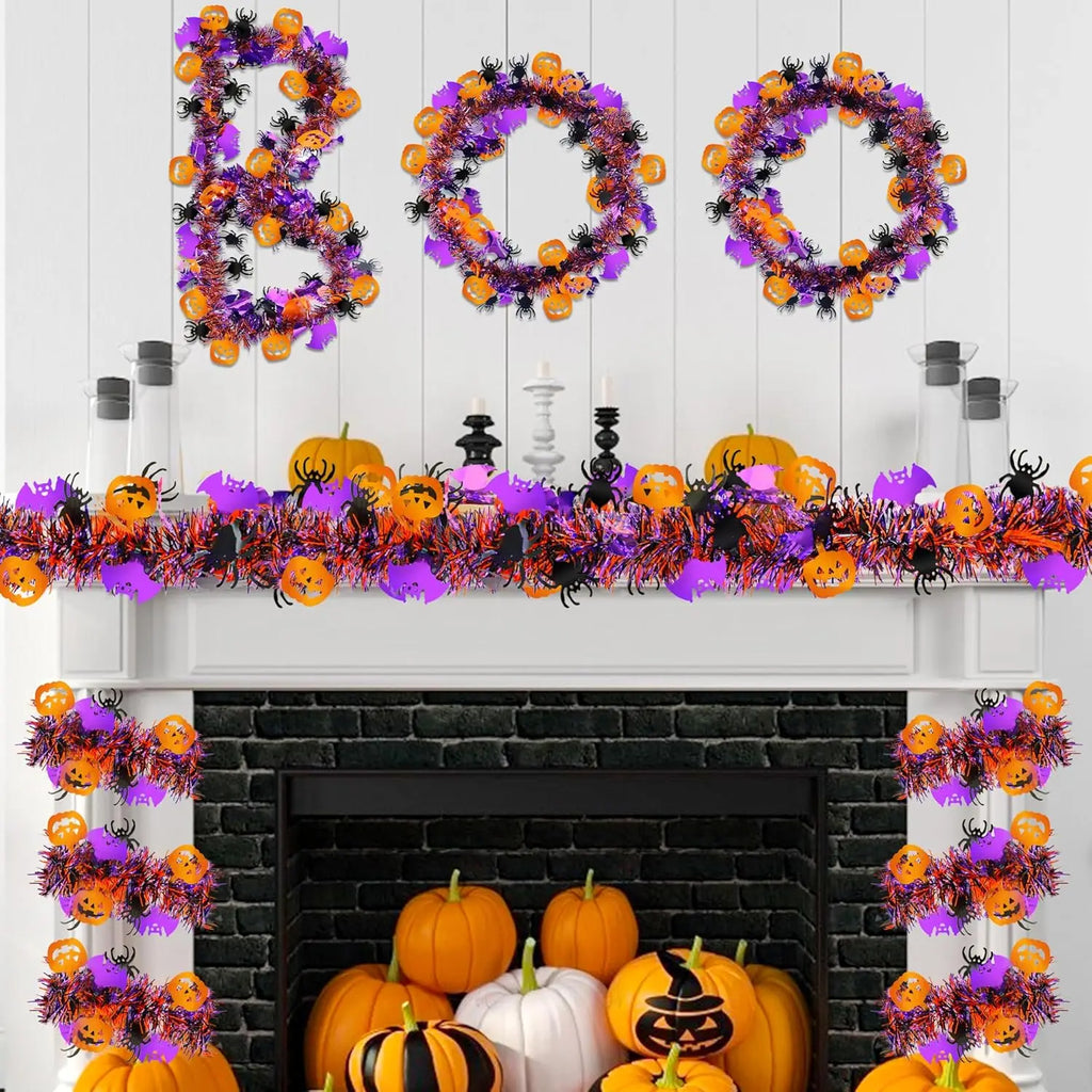 Halloween Tinsel Garland