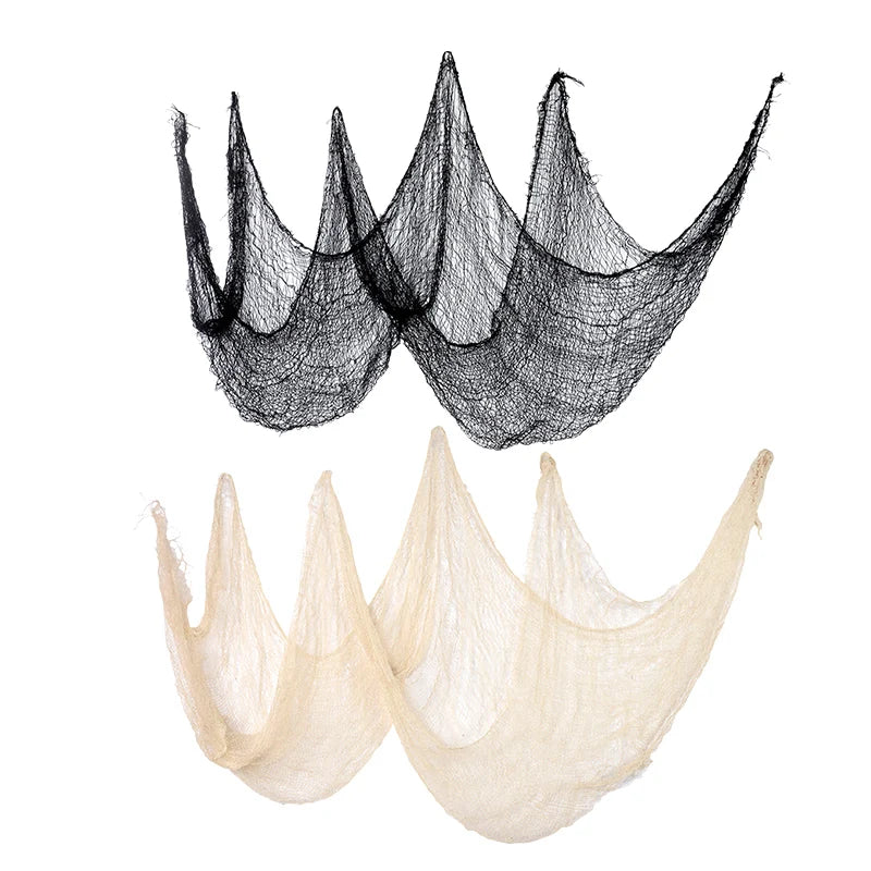 Halloween Haunted Gauze Spider Web