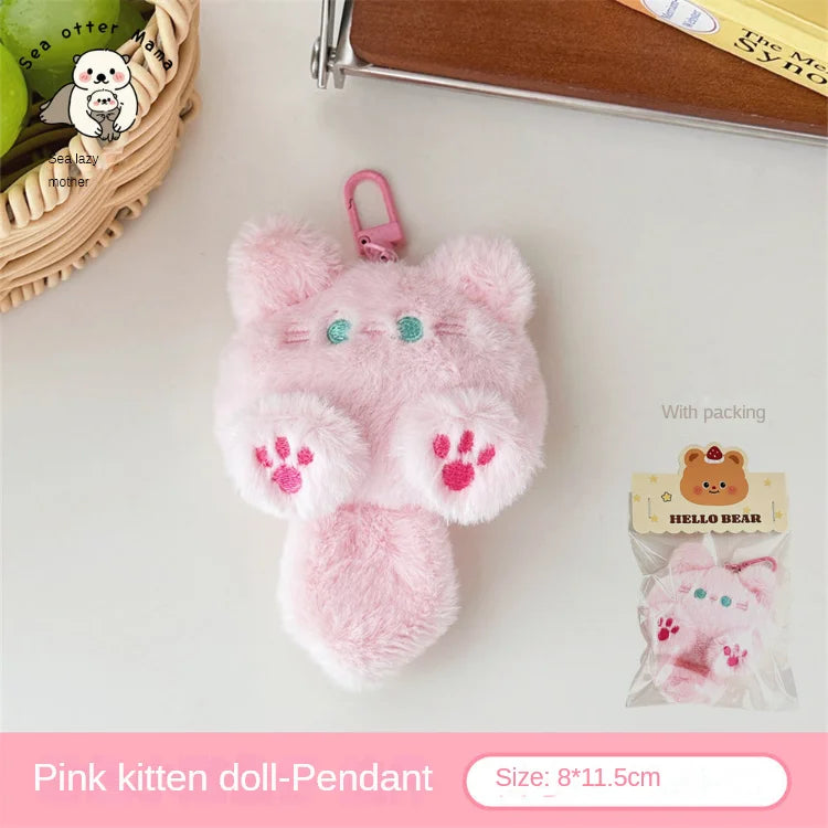 Plush Cat Bag Charm