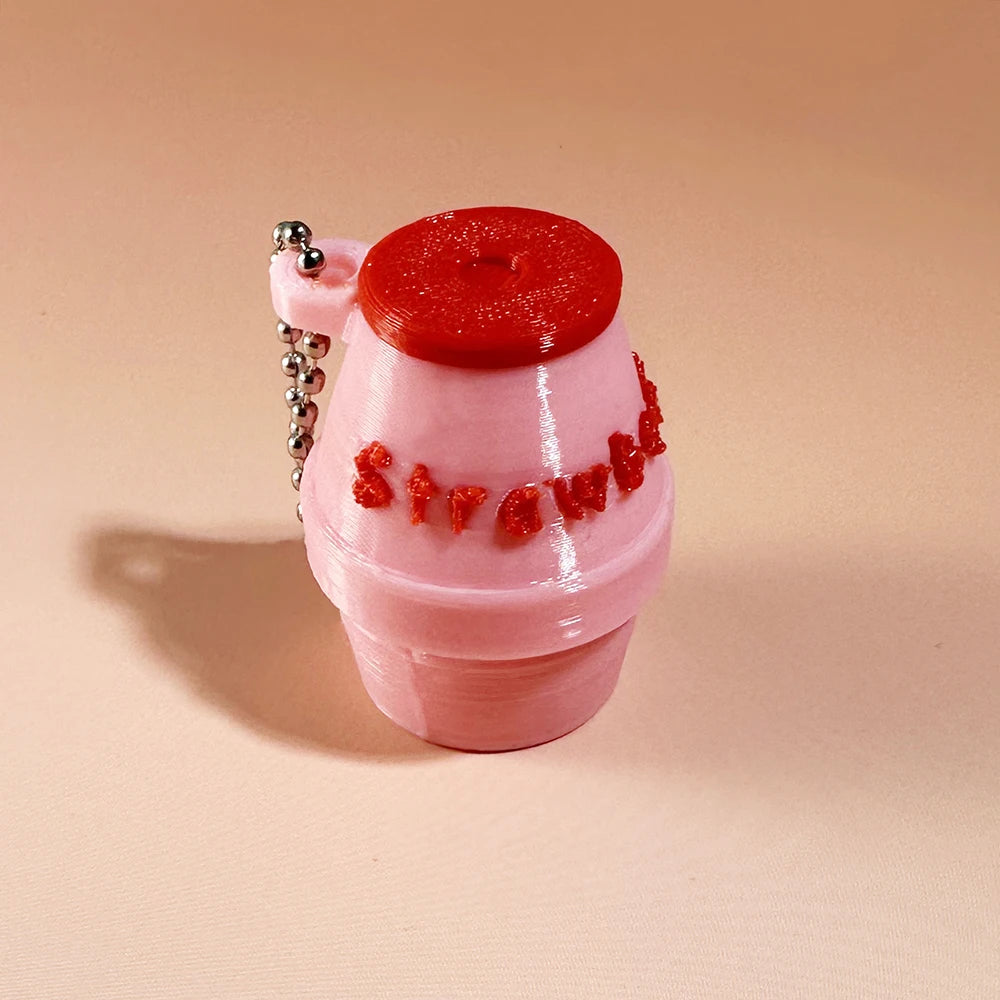 Food Clicker Fidget Keychain