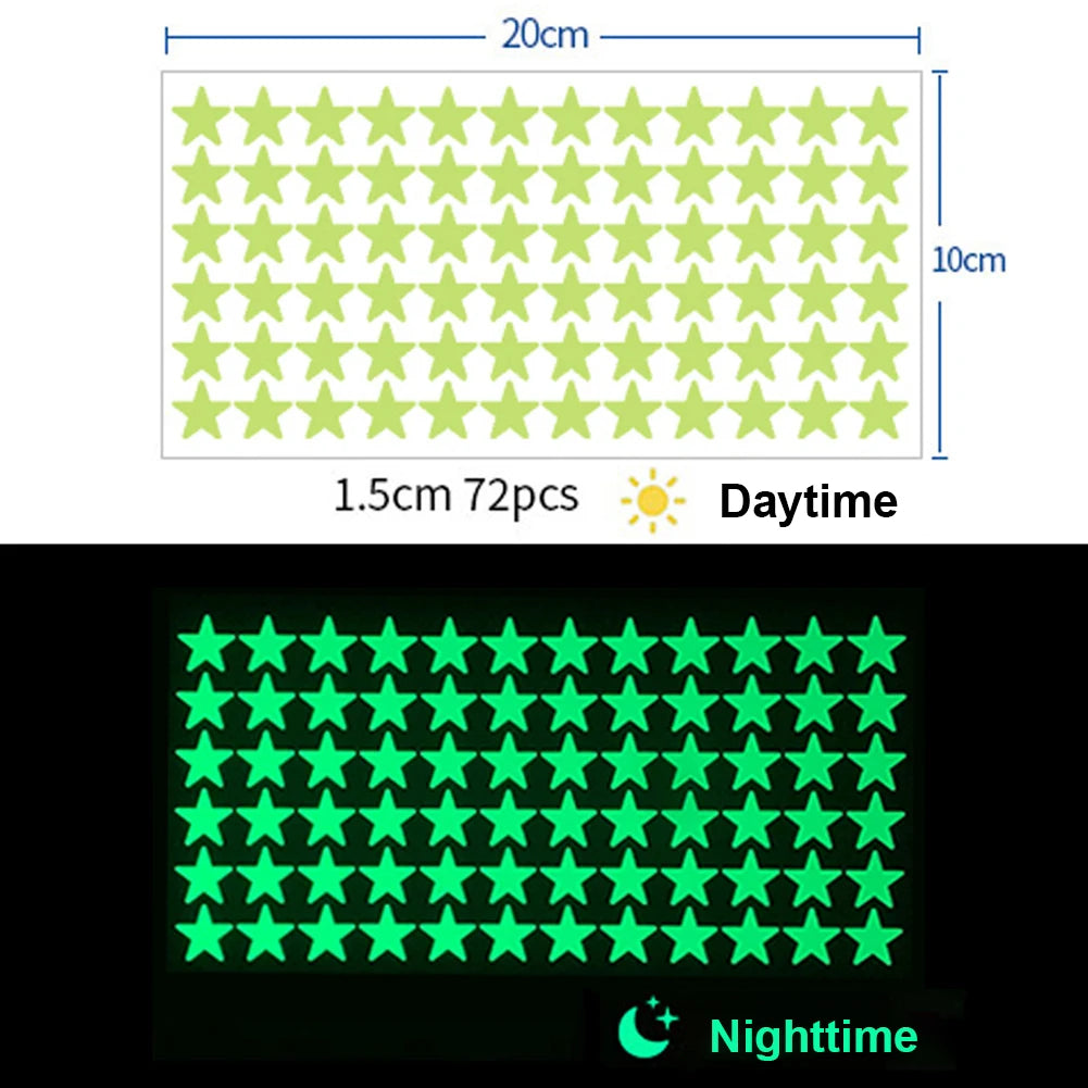 Glow-in-the-Dark 3D Stars & Moon Set