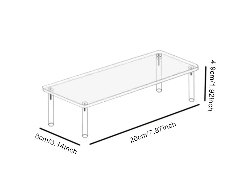 Squishy Display & Storage Shelf – Clear Tiered Organizer for Squishies