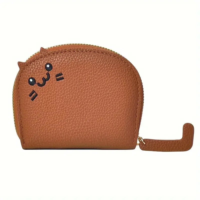 Cat-Shaped Card Wallet