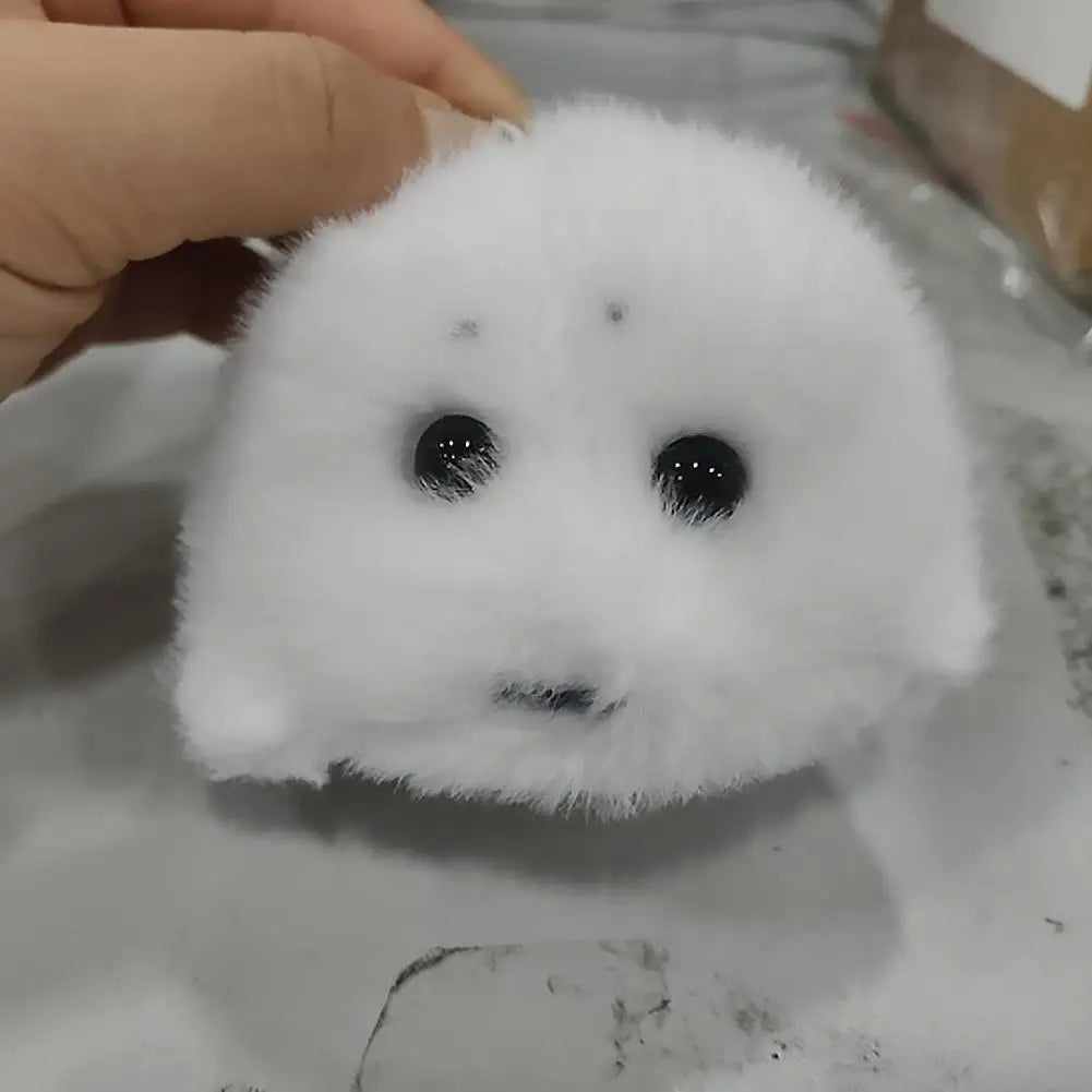 Mini Seal Plush Keychain