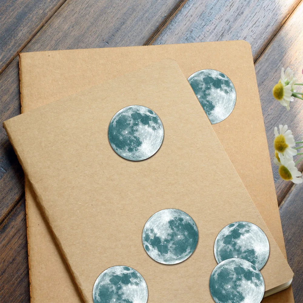 Glow-in-the-Dark Moon & Earth Wall Stickers