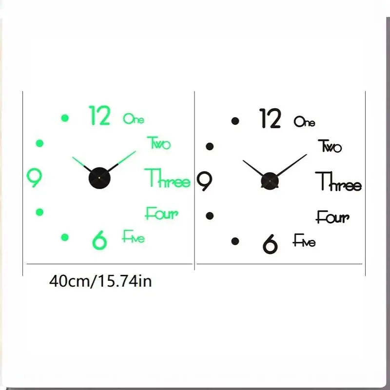Glow-in-the-Dark DIY Wall Clock