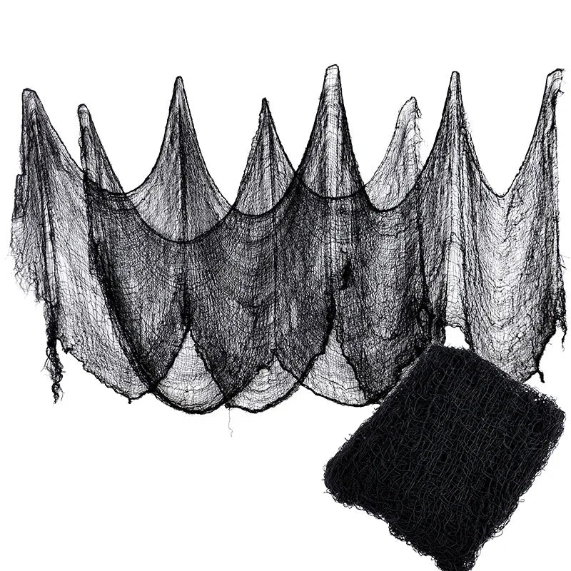 Halloween Haunted Gauze Spider Web