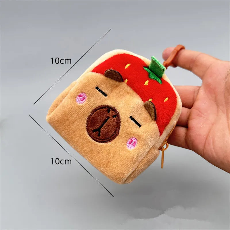 Capybara Plush Coin Purse