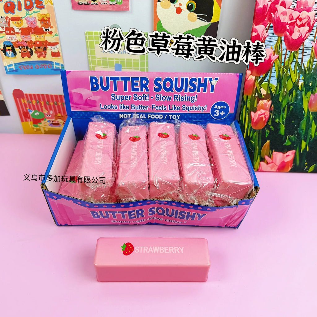 Butter Stick Slow-Rise Squishy — 12 Pack