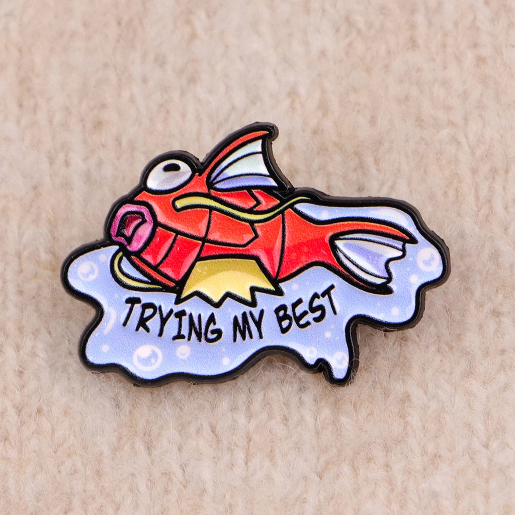 Cute Fish Enamel Pin