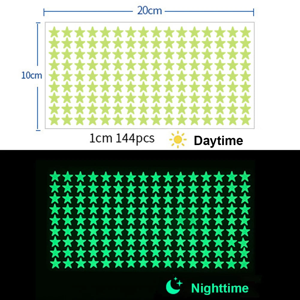 Glow-in-the-Dark 3D Stars & Moon Set