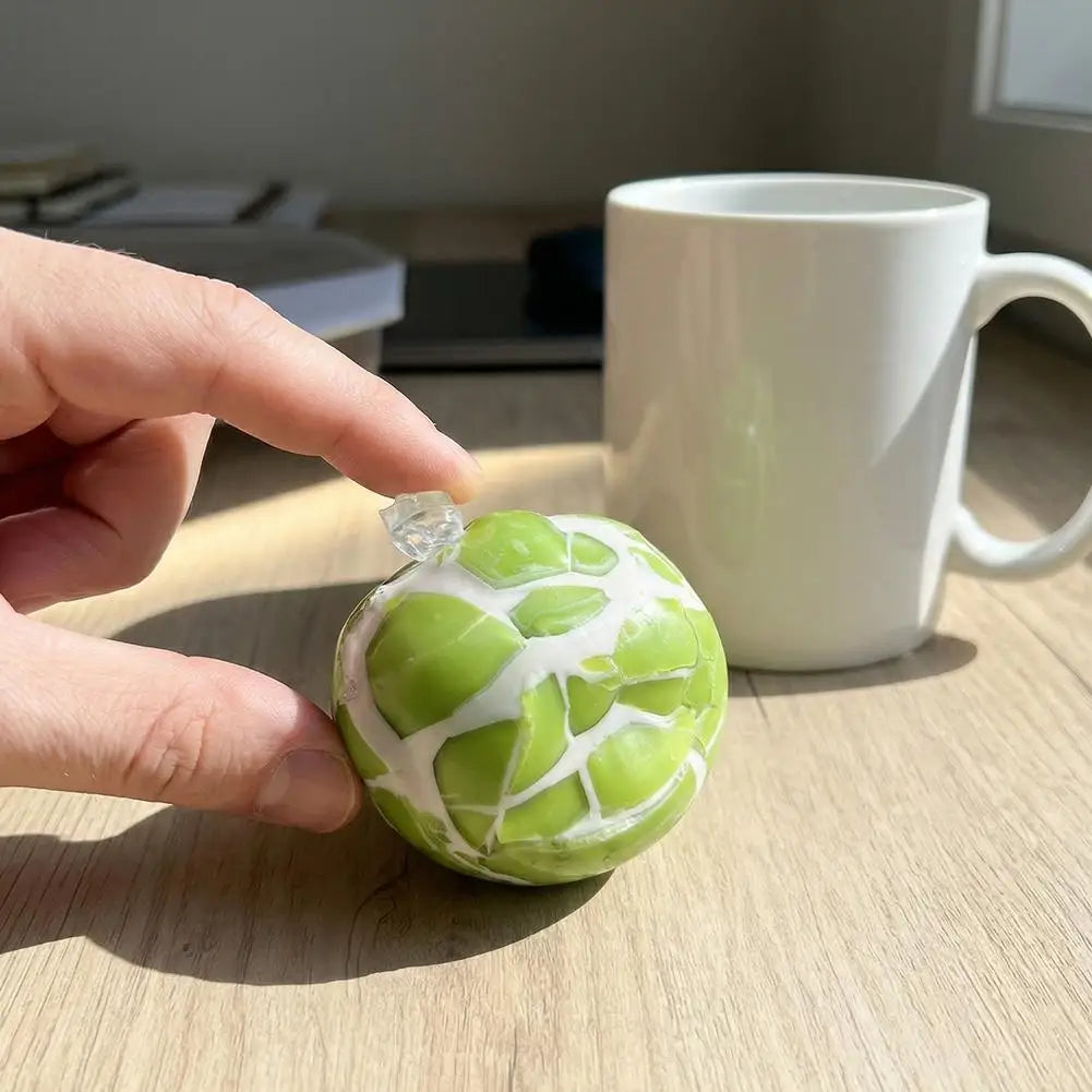 Wax-Skin Squishy Stress Balls — 5 Pack