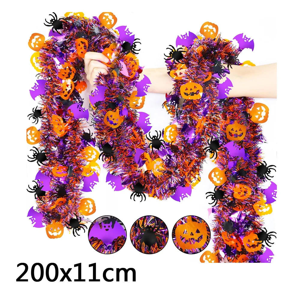 Halloween Tinsel Garland