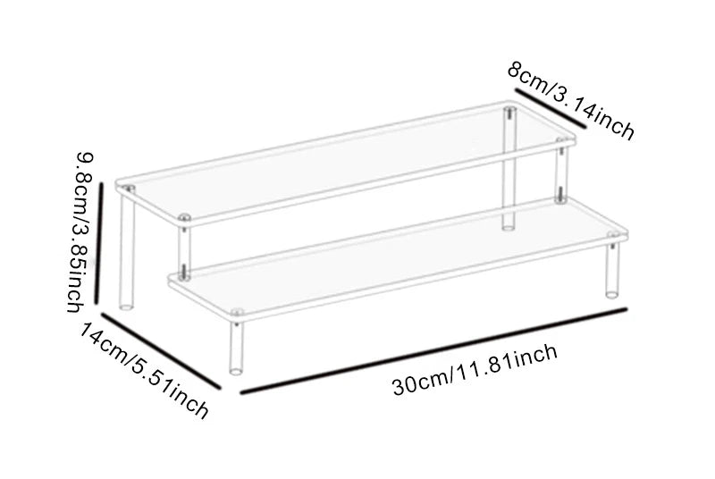 Squishy Display & Storage Shelf – Clear Tiered Organizer for Squishies