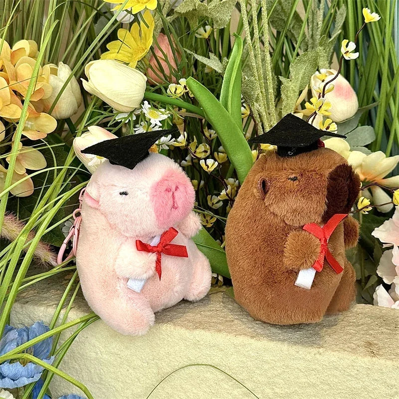 Capybara Plush Keychain