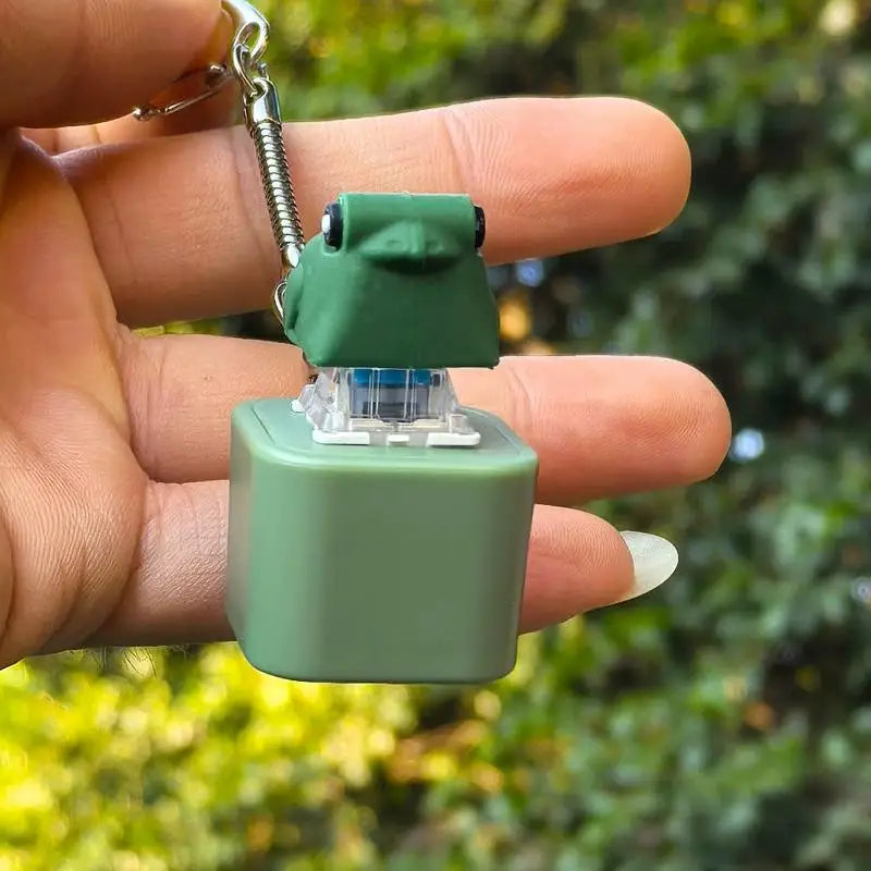 Croaking Frog Fidget Keychain