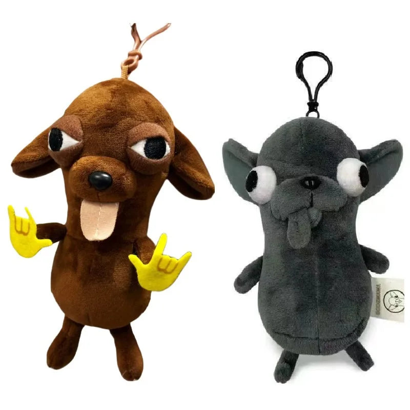 Realistic Chihuahua Plush Keychain – 12cm