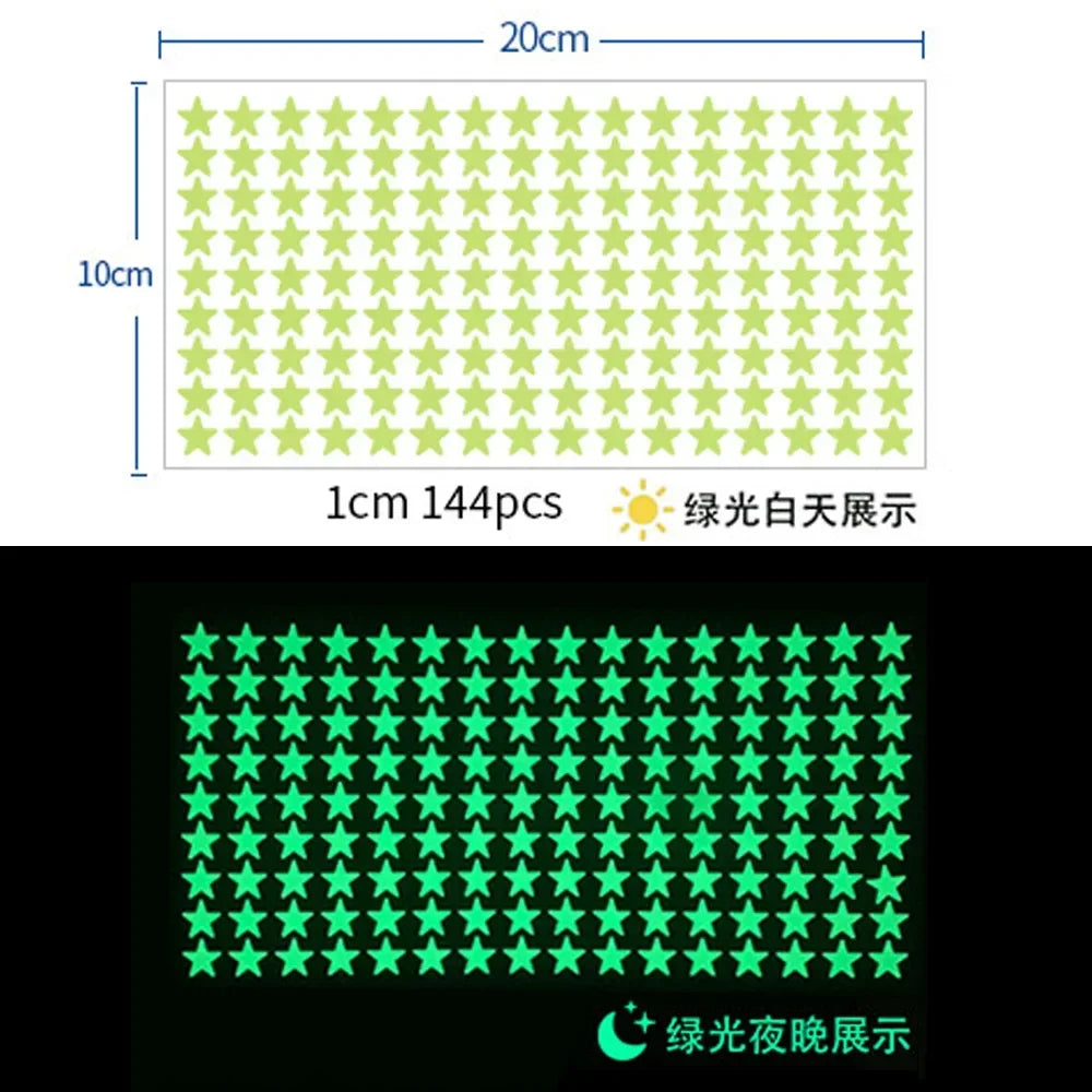 Glow-in-the-Dark Stars & Moon Wall Stickers