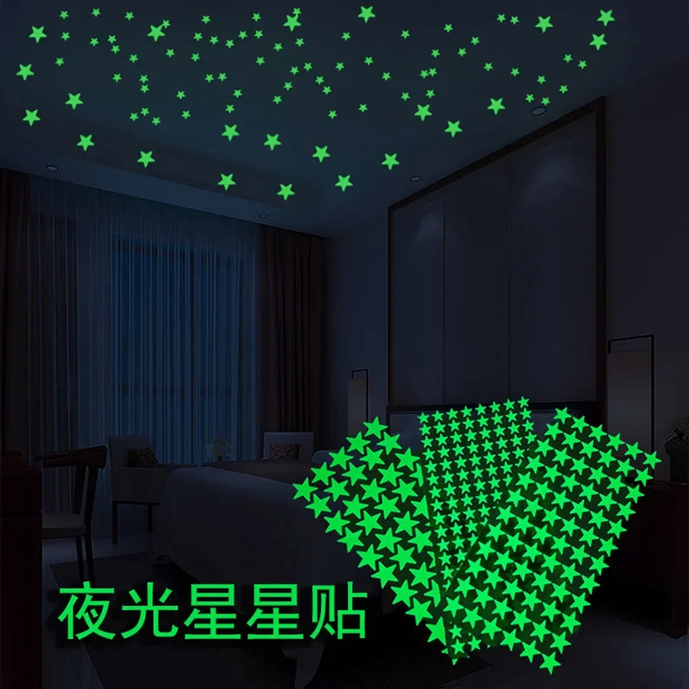 Glow-in-the-Dark Stars & Moon Wall Stickers