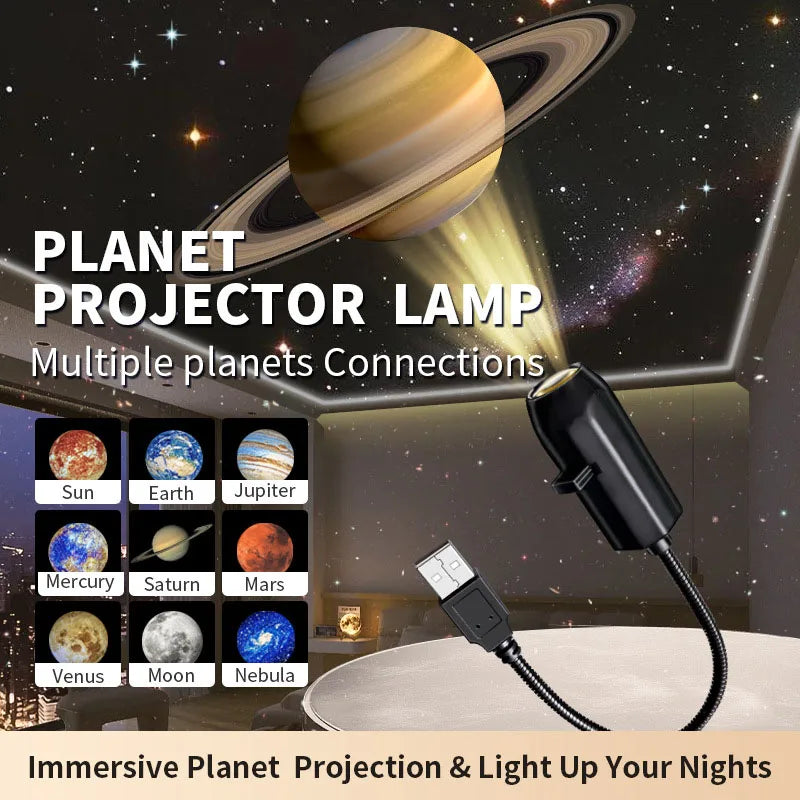 USB Planetary Scene Projector Light