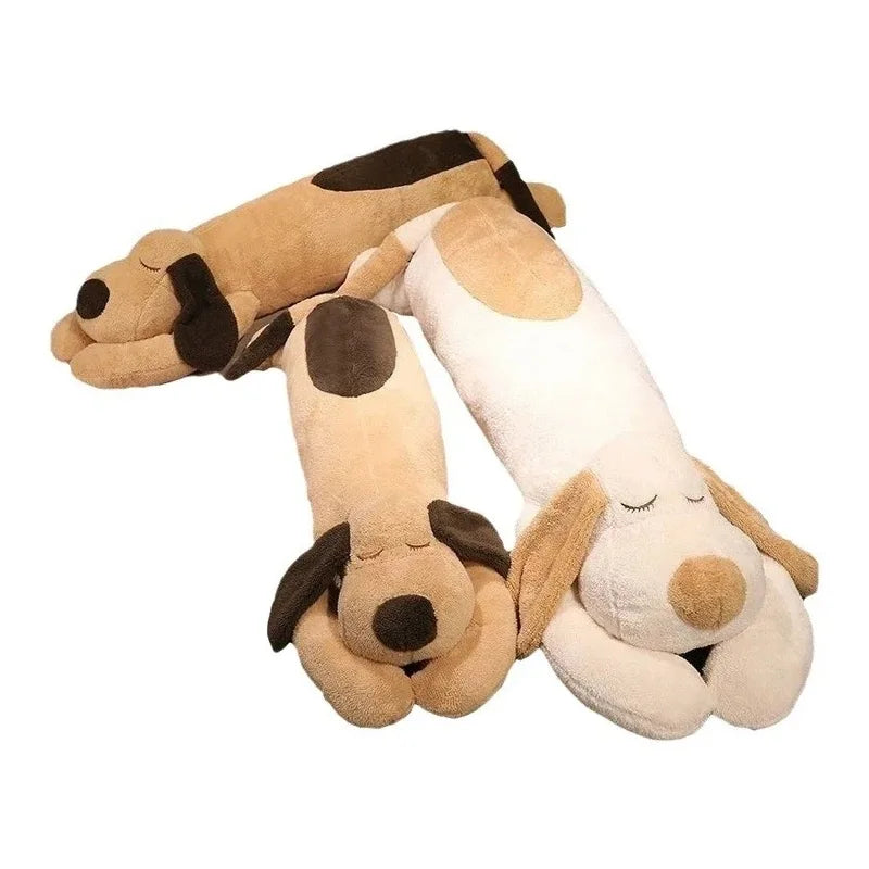 Giant Sleeping Dog Plush Pillow