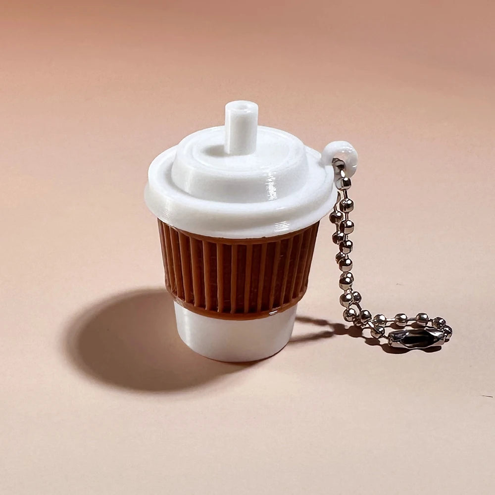 Food Clicker Fidget Keychain