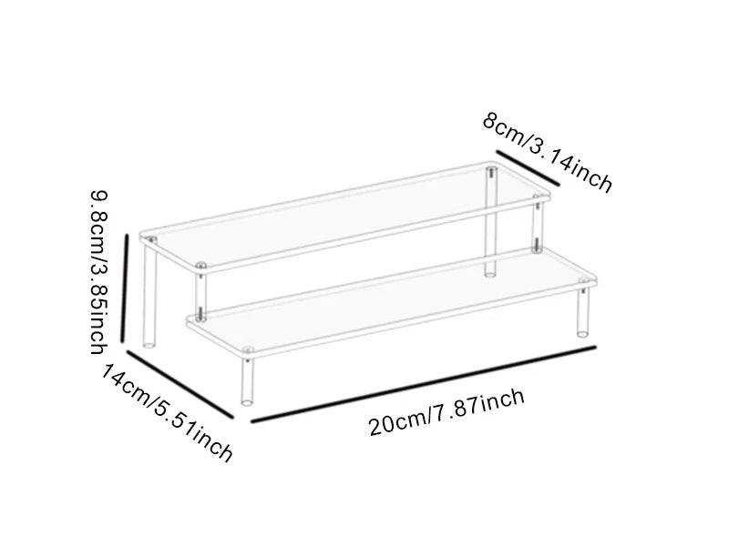 Squishy Display & Storage Shelf – Clear Tiered Organizer for Squishies