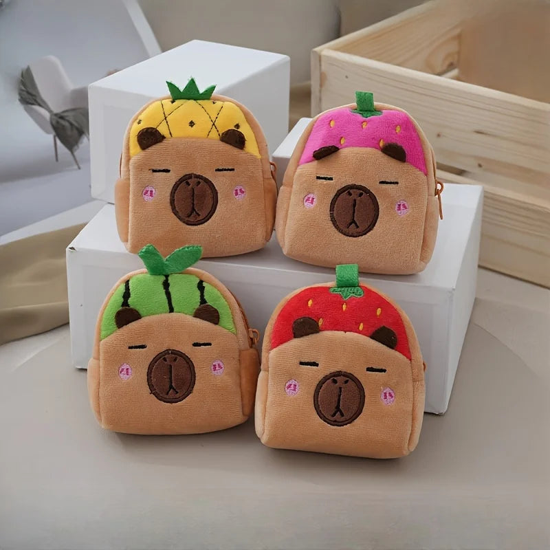 Capybara Plush Coin Purse