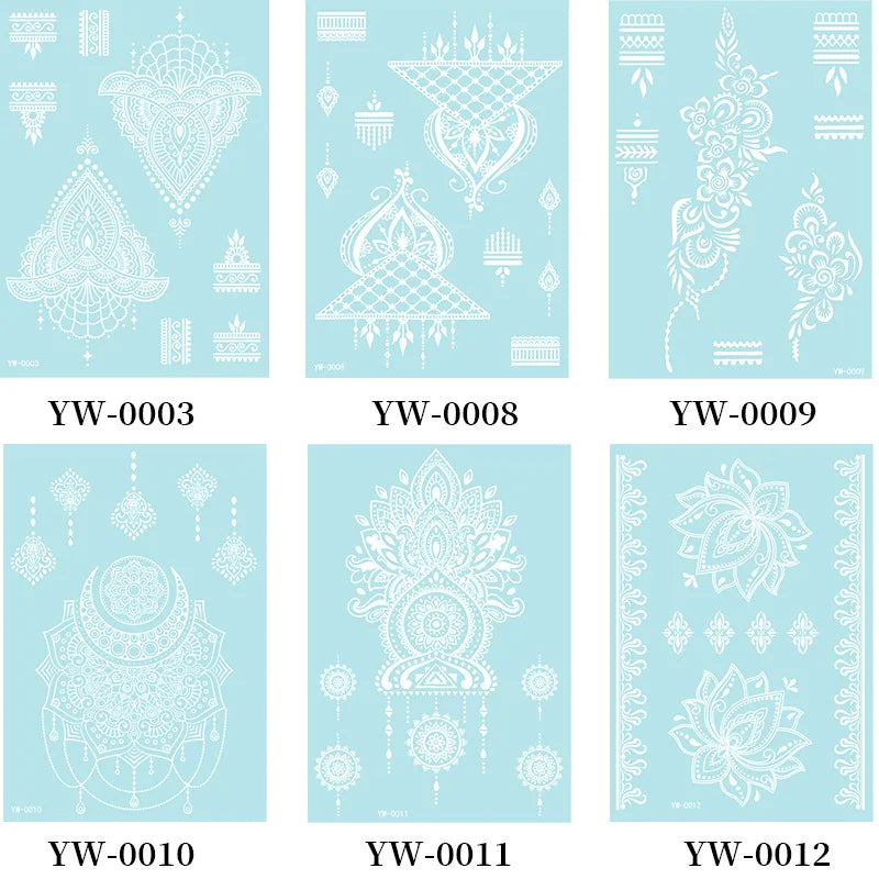 Glow-in-the-Dark Temporary Tattoo Sets