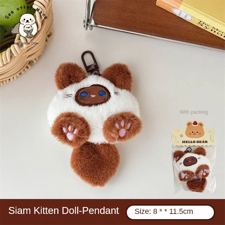 Plush Cat Bag Charm