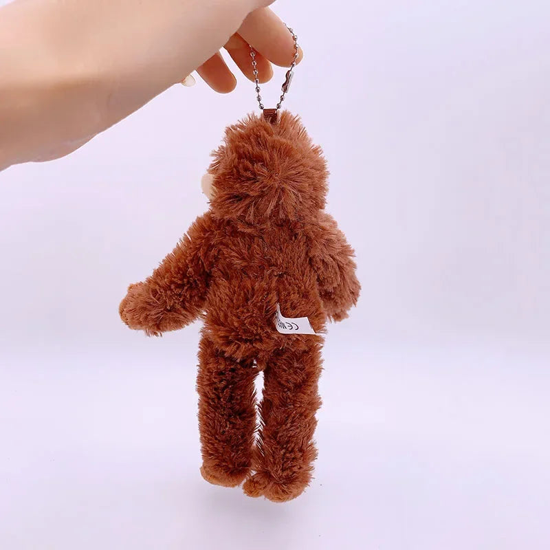 Mini Monkey Plush Keychain
