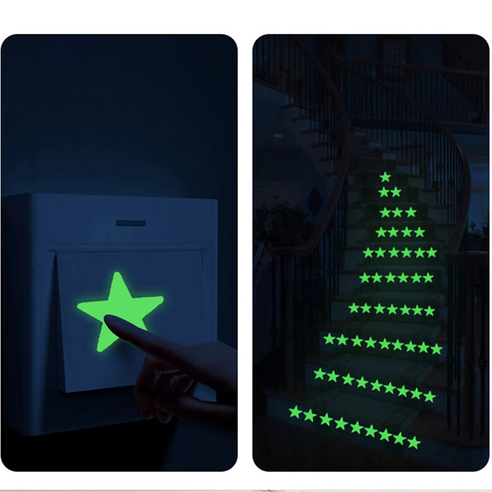 Glow-in-the-Dark Star Wall Stickers