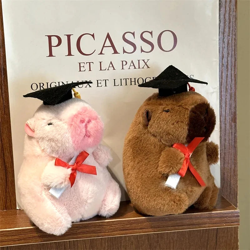 Capybara Plush Keychain