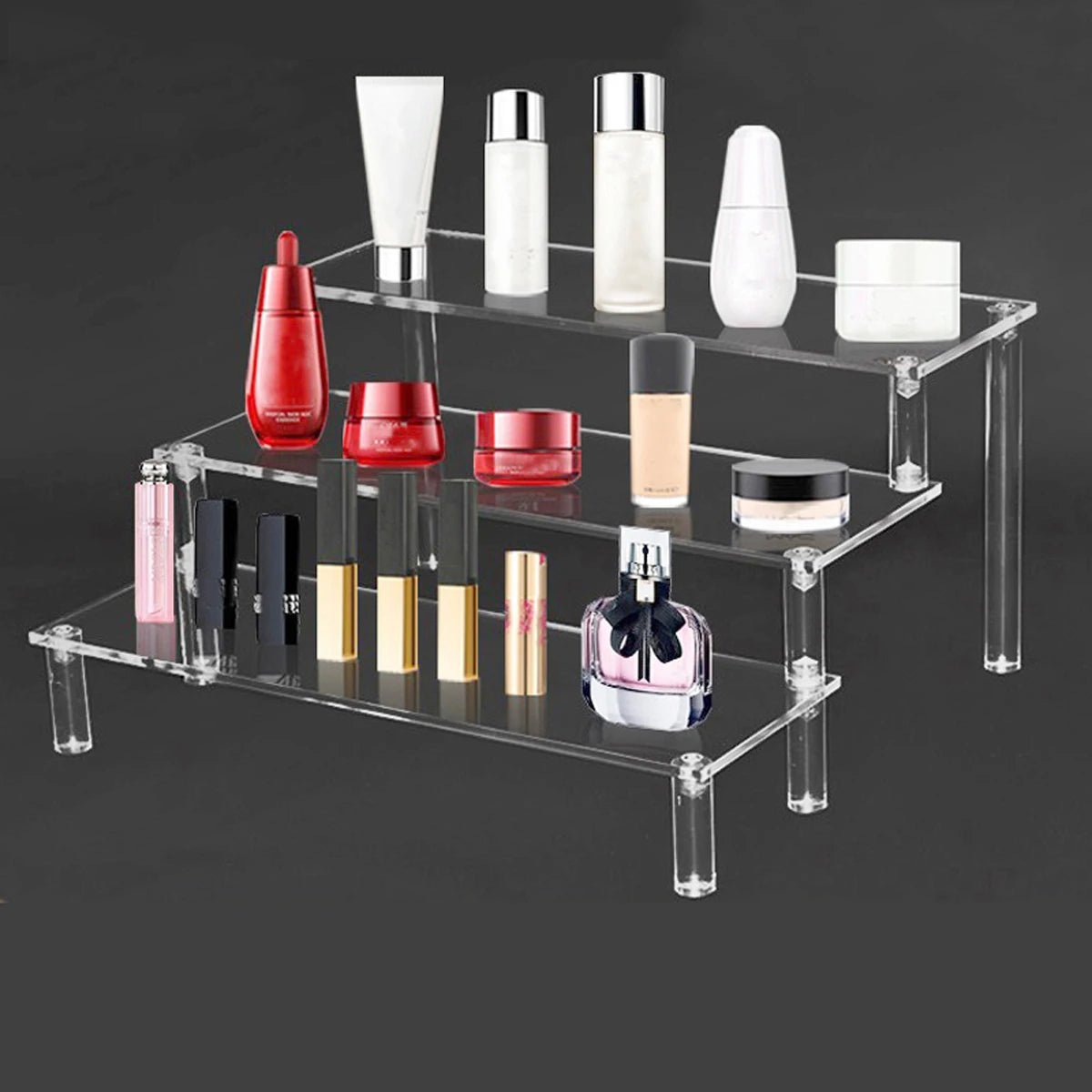 Squishy Display & Storage Shelf – Clear Tiered Organizer for Squishies