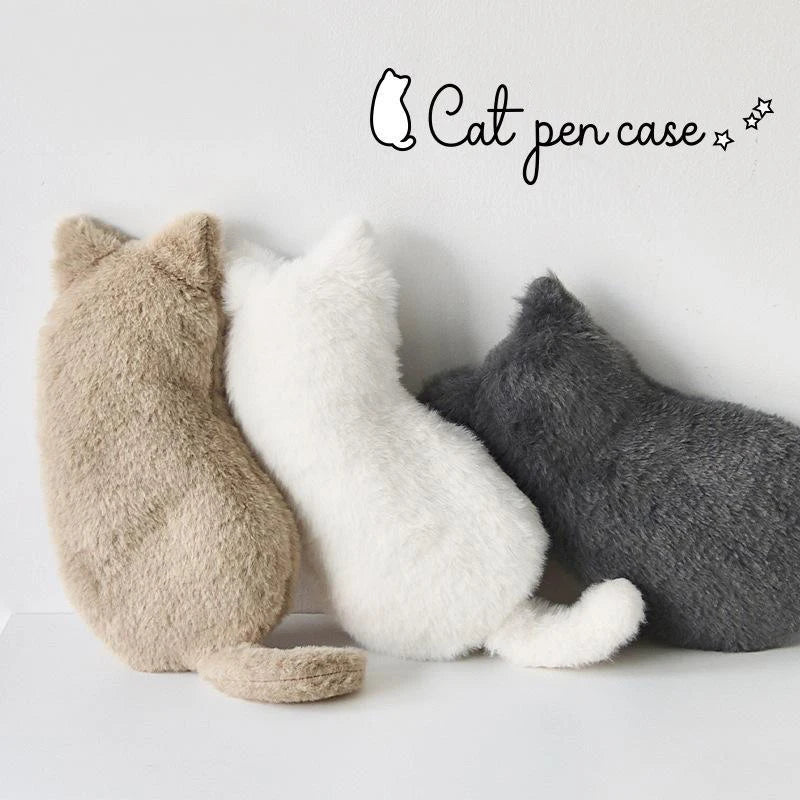Plush Cat Pencil Case
