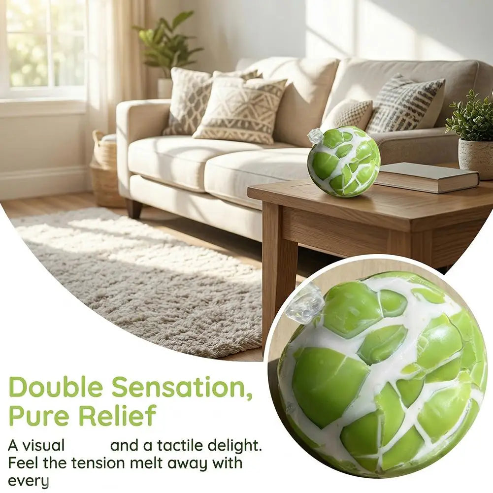 Wax-Skin Squishy Stress Balls — 5 Pack