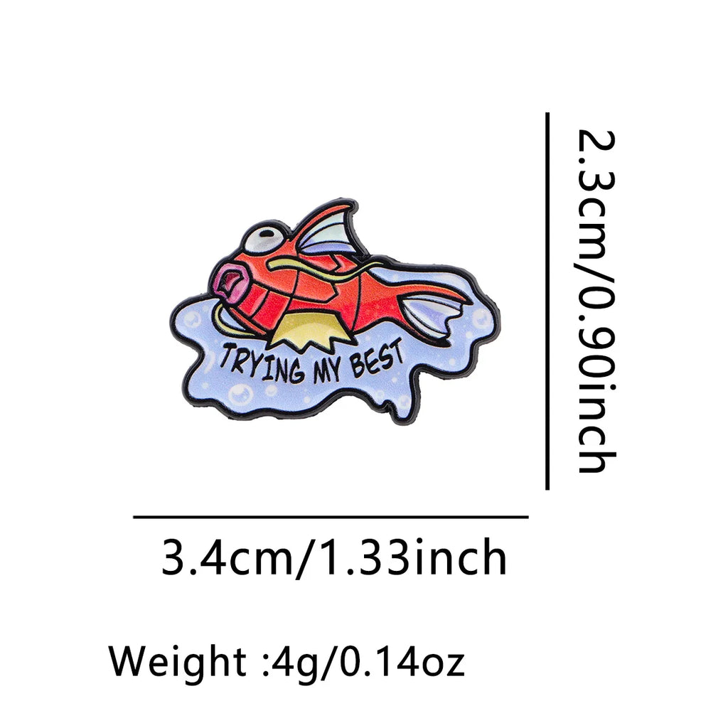 Cute Fish Enamel Pin