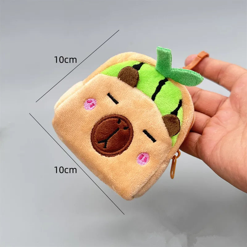 Capybara Plush Coin Purse