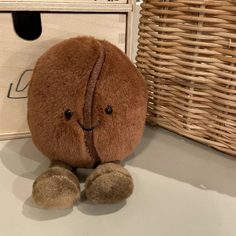 Smiling Coffee Bean Plush